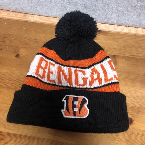 Cincinnati Bengals Knit Winter Beanie NFL Ultra Cap On Field Sideline Fleece Hat - Picture 2 of 7